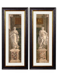 c.1760 Allegorical Figures Representing Grammar and Arithmetic