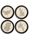 c.1806 County Maps of England - Round
