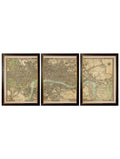 c.1827 London Triptych Map