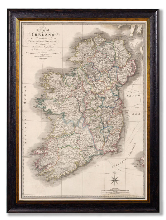 c.1838 Map of Ireland
