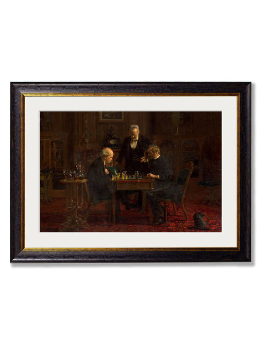 c.1876 The Chess Players - Thomas Eakins