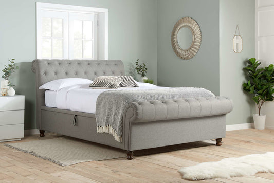 Castello Side Ottoman Grey