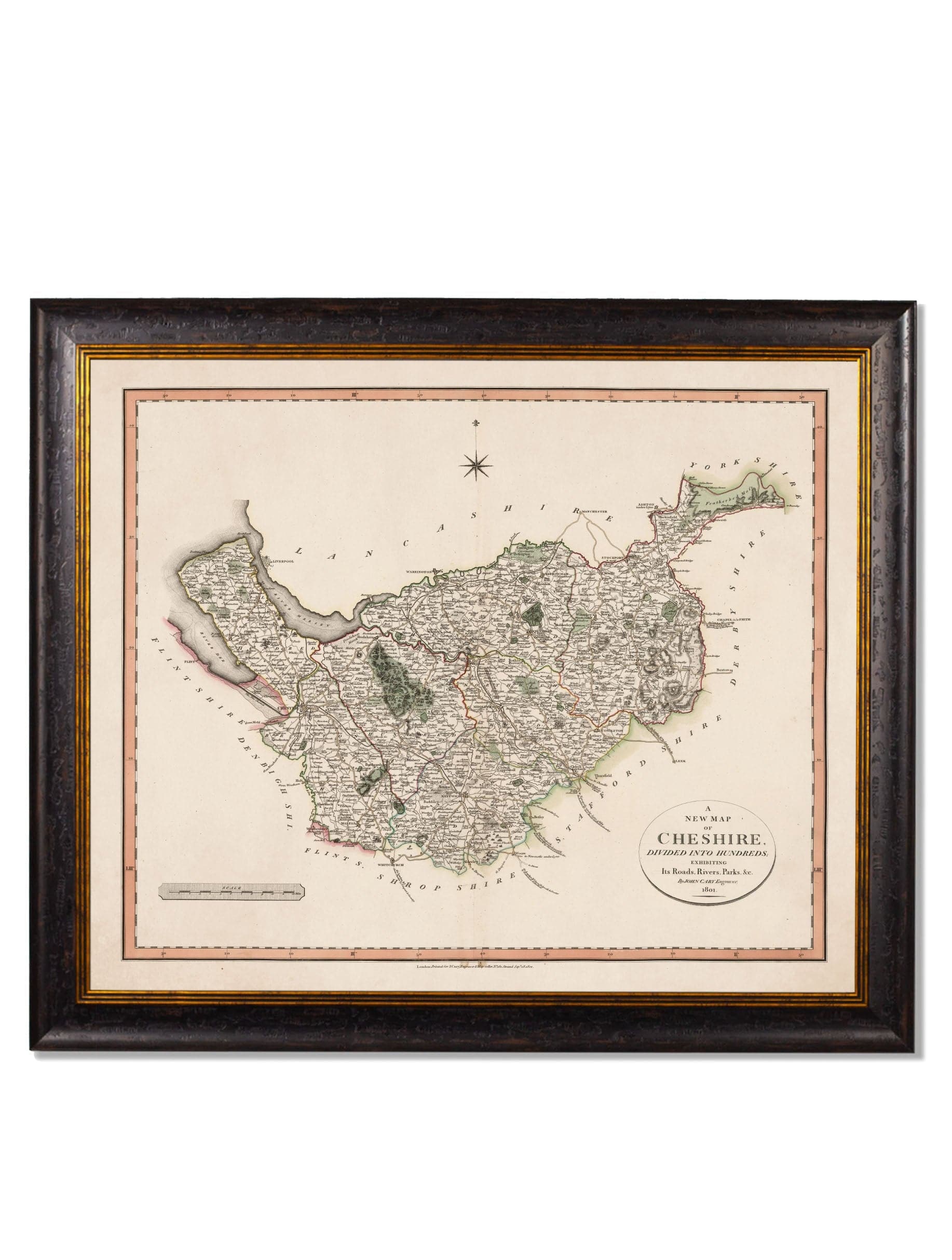 c.1806 County Maps of England - Blythe Living