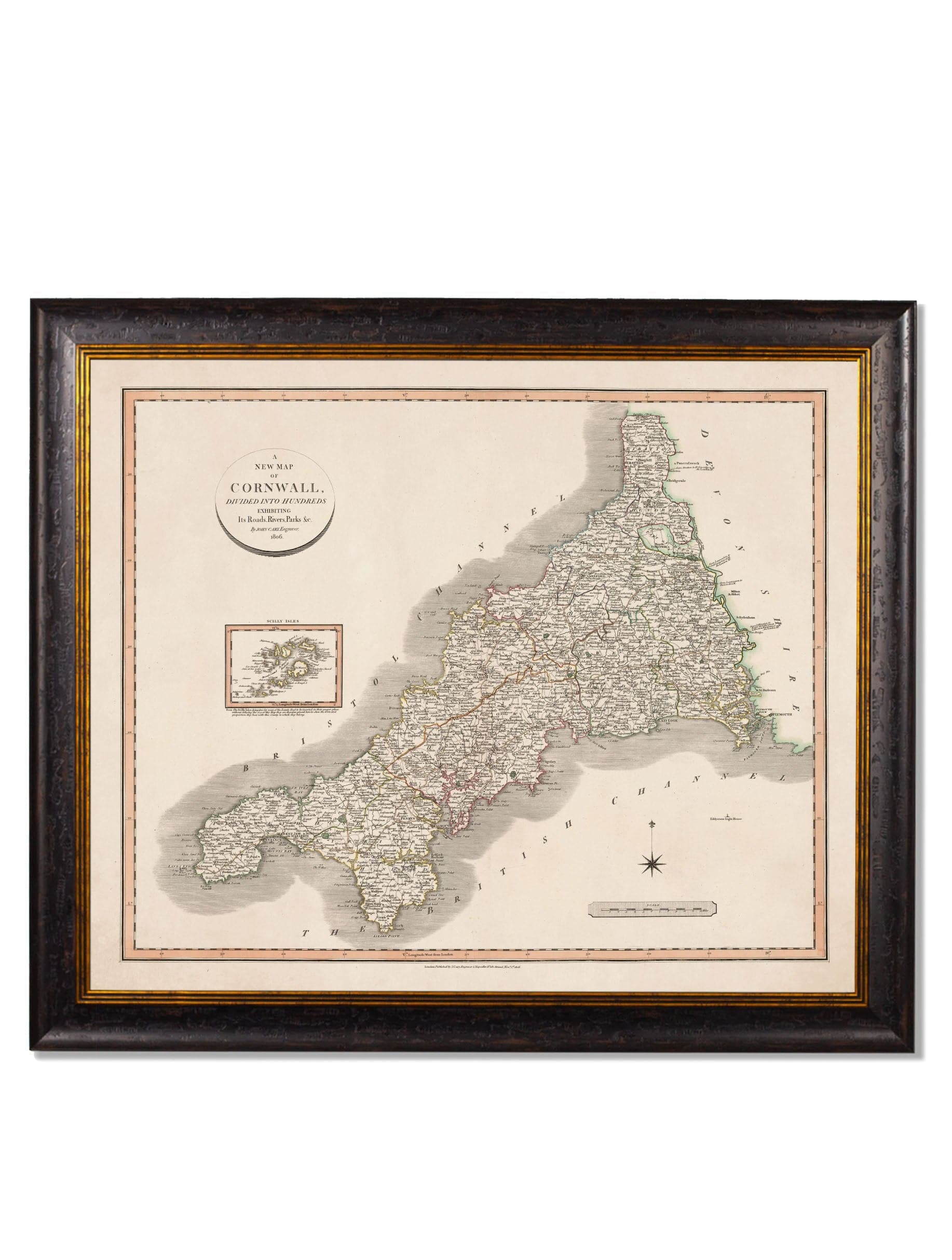 c.1806 County Maps of England - Blythe Living