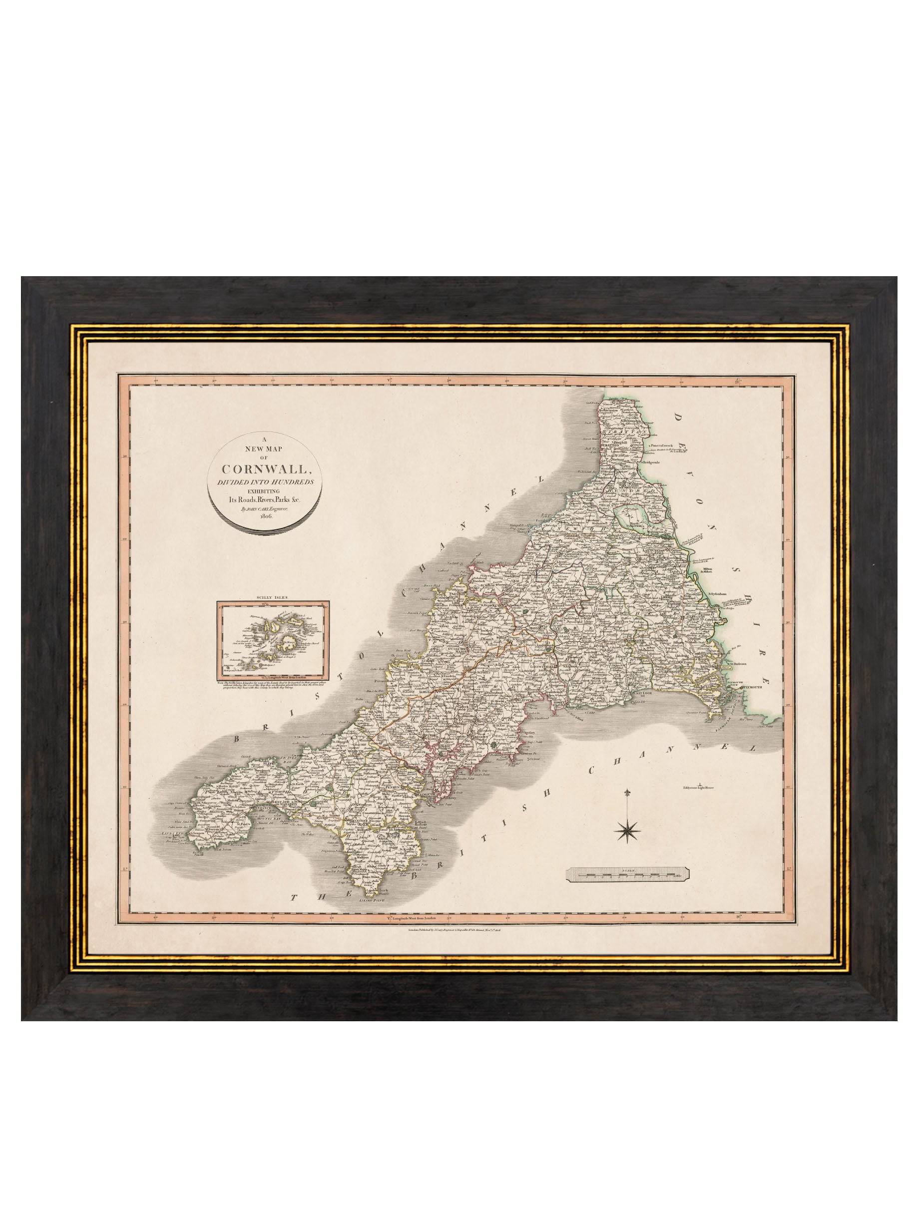 c.1806 County Maps of England - Blythe Living