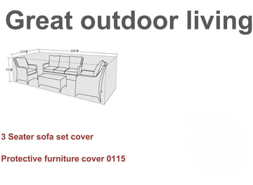 FURNITURE COVER - 3 seat sofa set