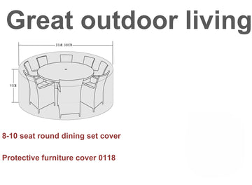 FURNITURE COVER - 8-10 seater dining