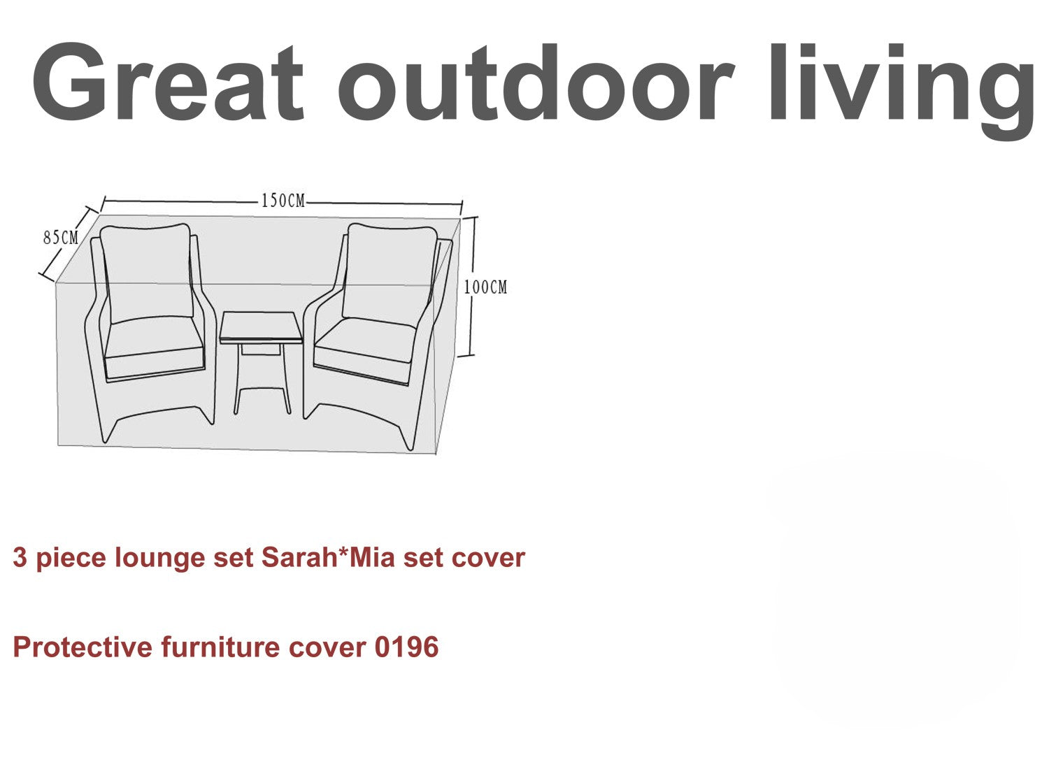 FURNITURE COVER - Sarah/Mia Lounge