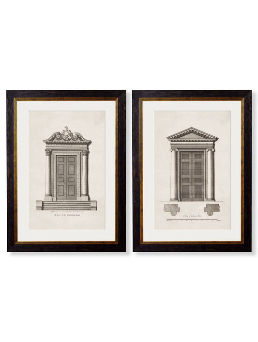 c.1756 Architectural Studies of Doors - Blythe Living