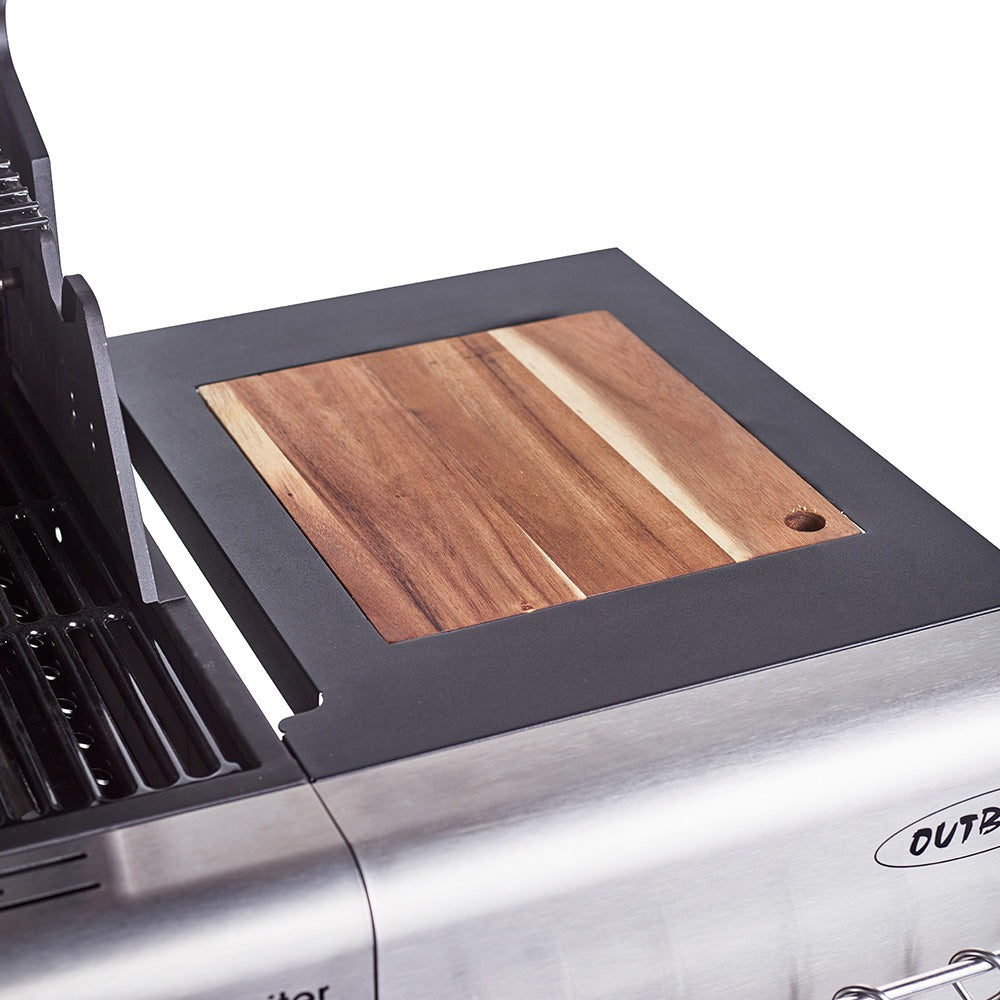 Jupiter 6 Burner Hybrid with Chopping Board – Stainless Steel - Blythe Living
