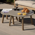 Maze - Martinique Rope Weave 3 Seat Sofa Set with 2 Lounge Armchairs & 2 Round Coffee Tables - Blythe Living