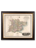 c.1830 County Maps of England - Blythe Living