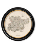 c.1806 County Maps of England - Round - Blythe Living