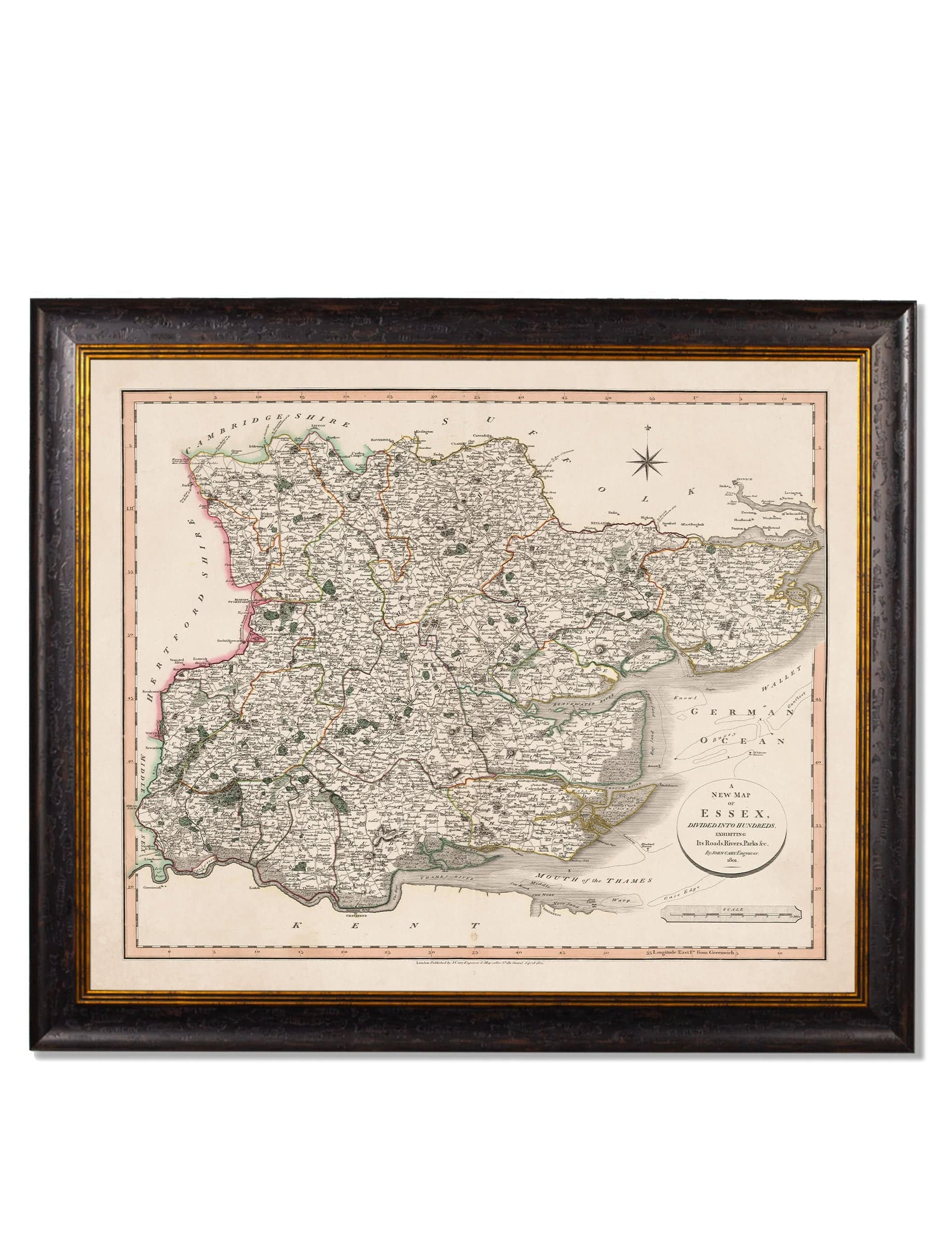 c.1806 County Maps of England - Blythe Living