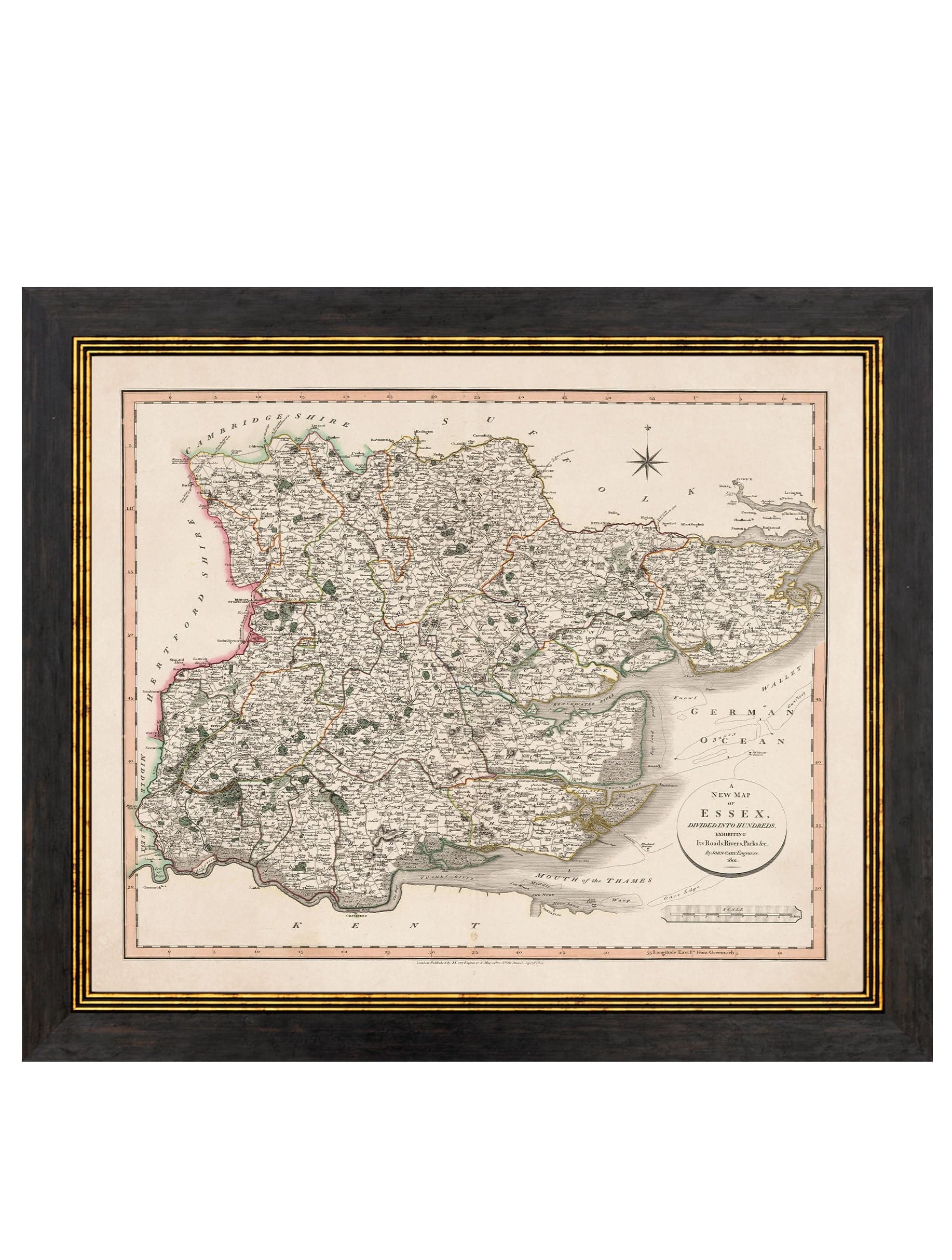 c.1806 County Maps of England - Blythe Living