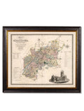 c.1830 County Maps of England - Blythe Living