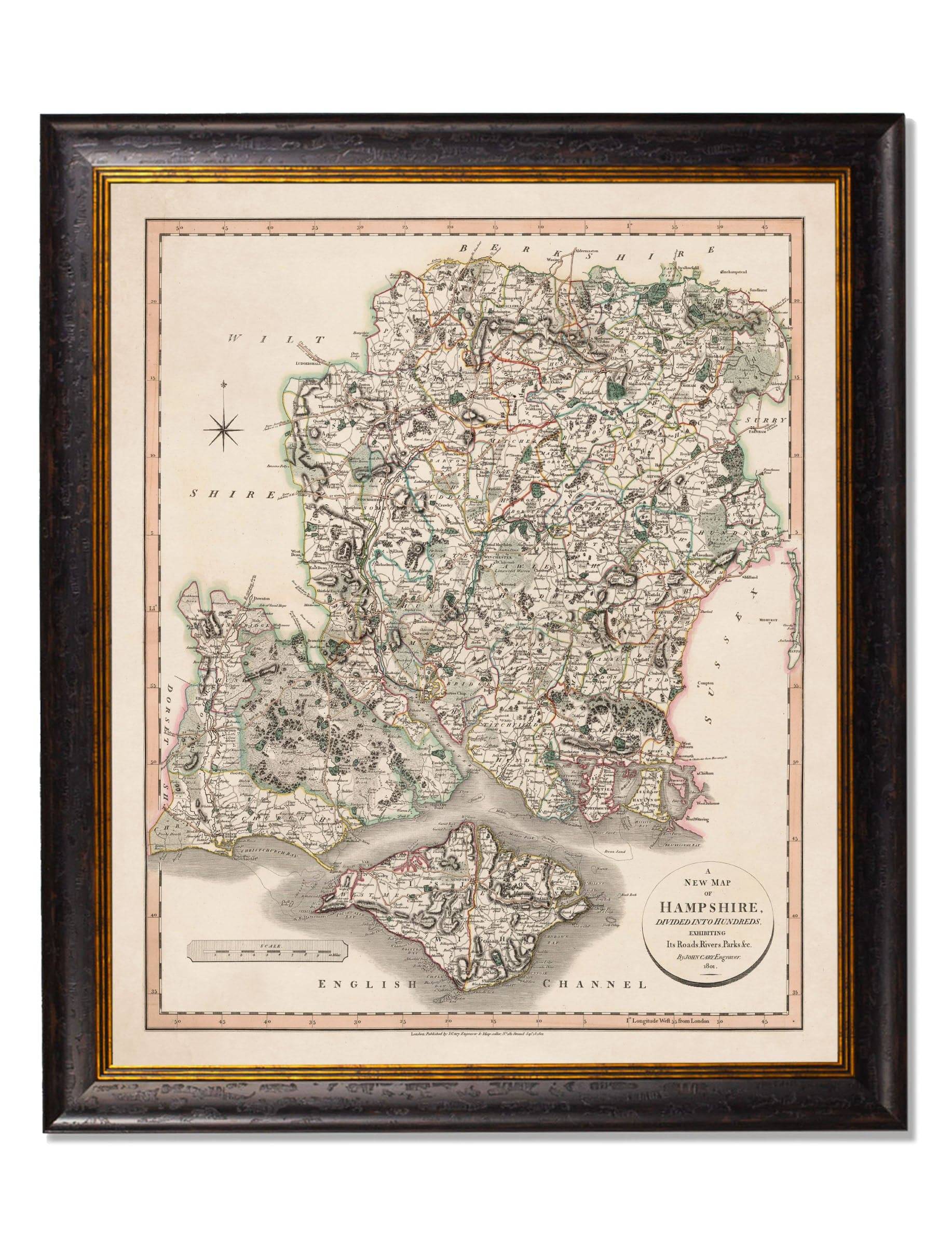 c.1806 County Maps of England - Blythe Living