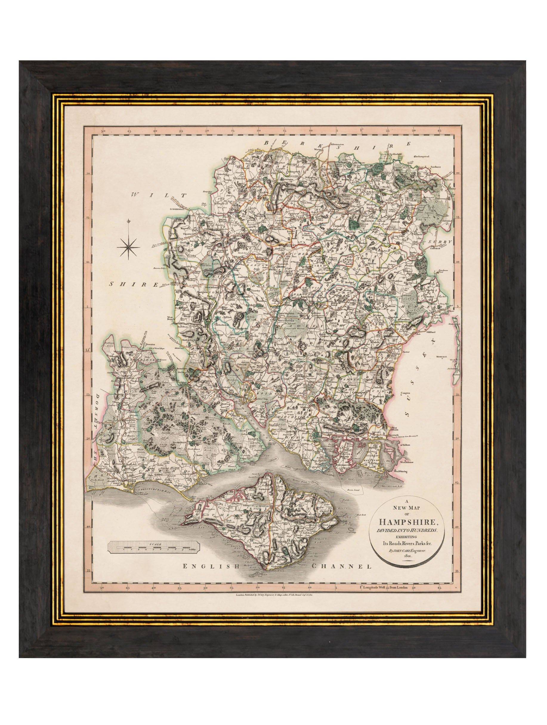 c.1806 County Maps of England - Blythe Living