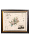 c.1830 County Maps of England - Blythe Living