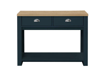 HIGHGATE 2 DRAWER CONSOLE TABLE NAVY BLUE