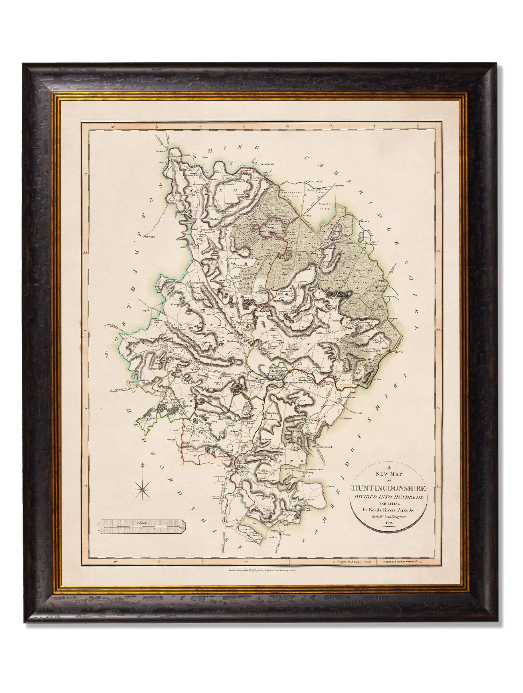 c.1806 County Maps of England - Blythe Living