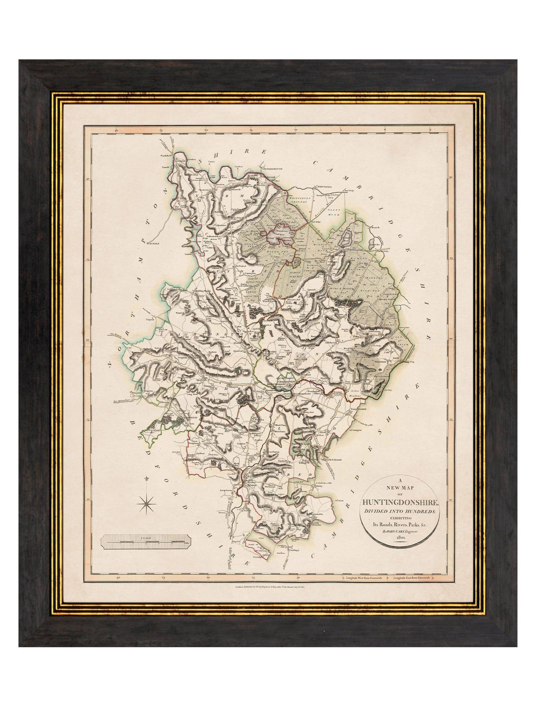 c.1806 County Maps of England - Blythe Living