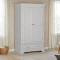BORDEAUX 2 DOOR WARDROBE - PEBBLE GREY - Blythe Living