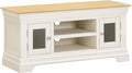 BORDEAUX SMALL TV STAND - IVORY/OAK - Blythe Living