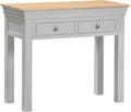 BORDEAUX CONSOLE TABLE - PEBBLE GREY/OAK - Blythe Living