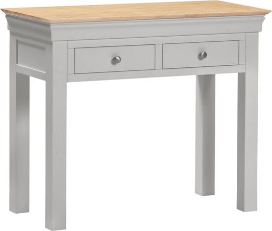 BORDEAUX CONSOLE TABLE - PEBBLE GREY/OAK - Blythe Living