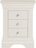 BORDEAUX 3 DRAWER DRESSING TABLE - PEBBLE GREY - Blythe Living