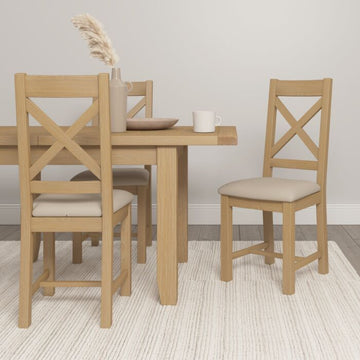 WINDSOR LARGE EXTENDING DINING TABLE - NATURAL OAK