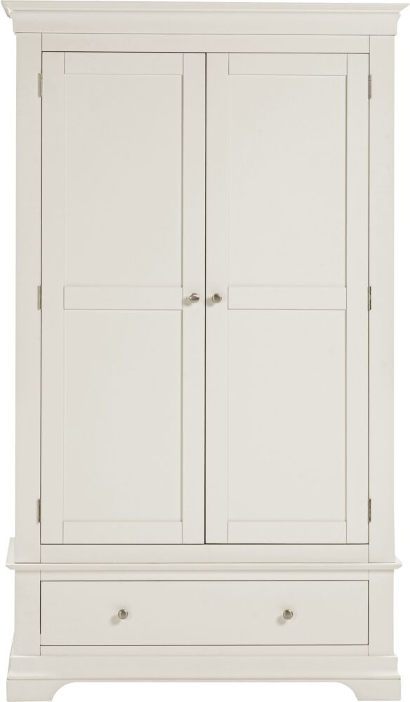 BORDEAUX 2 DOOR WARDROBE - IVORY - Blythe Living