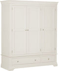 BORDEAUX 3 DOOR WARDROBE - IVORY - Blythe Living