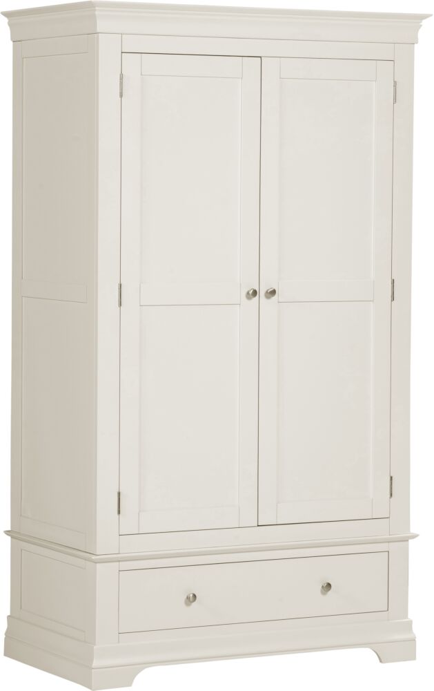 BORDEAUX 2 DOOR WARDROBE - IVORY - Blythe Living