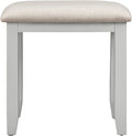 BORDEAUX 3 DRAWER DRESSING TABLE SET - PEBBLE GREY/OAT FABRIC - Blythe Living