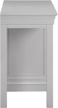 BORDEAUX 3 DRAWER DRESSING TABLE SET - PEBBLE GREY/OAT FABRIC - Blythe Living