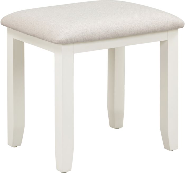 BORDEAUX DRESSING TABLE STOOL - PEBBLE GREY - Blythe Living