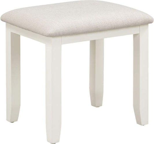 BORDEAUX DRESSING TABLE STOOL - PEBBLE GREY - Blythe Living