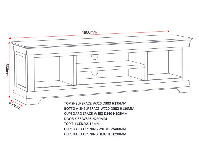 BORDEAUX SMALL TV STAND - PEBBLE GREY/OAK - Blythe Living