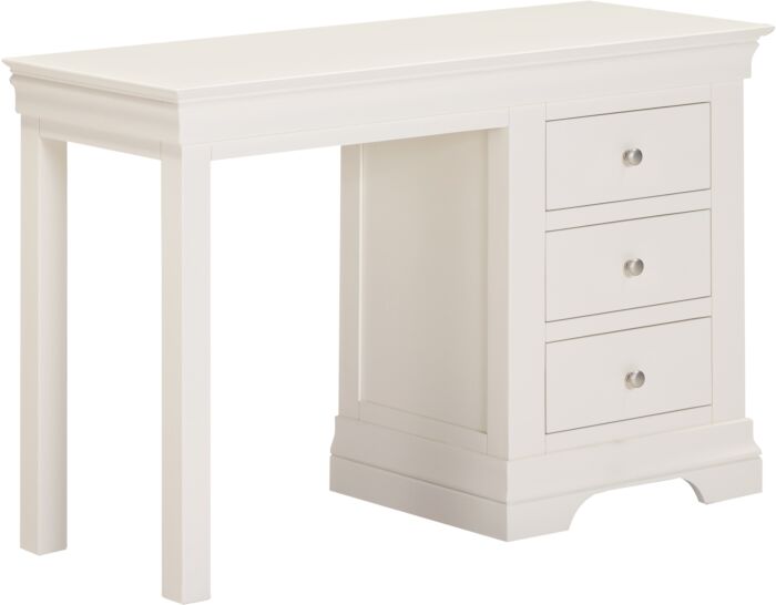 BORDEAUX 3 DRAWER DRESSING TABLE - IVORY - Blythe Living