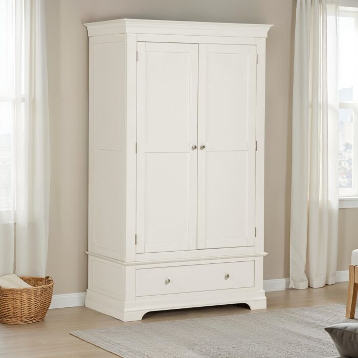 BORDEAUX 2 DOOR WARDROBE - IVORY - Blythe Living