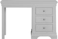 BORDEAUX 3 DRAWER DRESSING TABLE SET - PEBBLE GREY/OAT FABRIC - Blythe Living