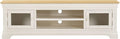 BORDEAUX TV STAND - IVORY/OAK - Blythe Living
