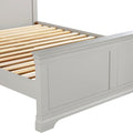 BORDEAUX 5' HIGH END BED - PEBBLE GREY - Blythe Living