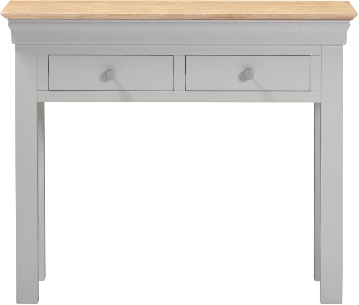 BORDEAUX CONSOLE TABLE - PEBBLE GREY/OAK - Blythe Living