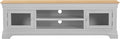 BORDEAUX TV STAND - PEBBLE GREY/OAK - Blythe Living