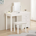 BORDEAUX 3 DRAWER DRESSING TABLE - IVORY - Blythe Living