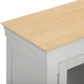 BORDEAUX TV STAND - PEBBLE GREY/OAK - Blythe Living