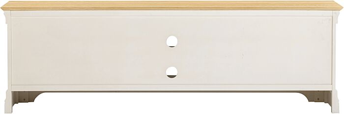 BORDEAUX TV STAND - IVORY/OAK - Blythe Living